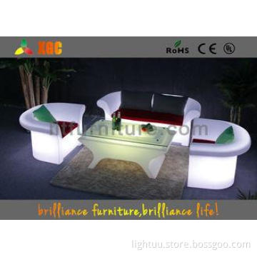 Wireless Remote Control PE Club LED Lighting Furniture For